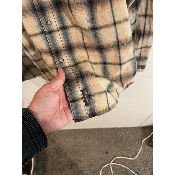 Wrangler Men’s Xxl Retro Western Snap Plaid Shirt - Picture 12 of 12
